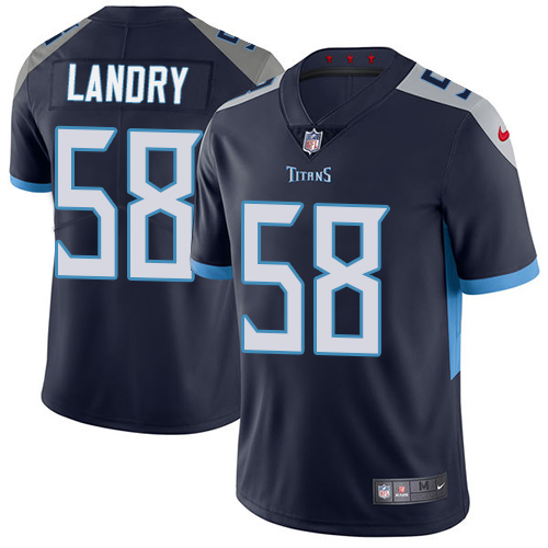 Nike Titans #58 Harold Landry Navy Blue Alternate Men's Stitched NFL Vapor Untouchable Limited Jersey